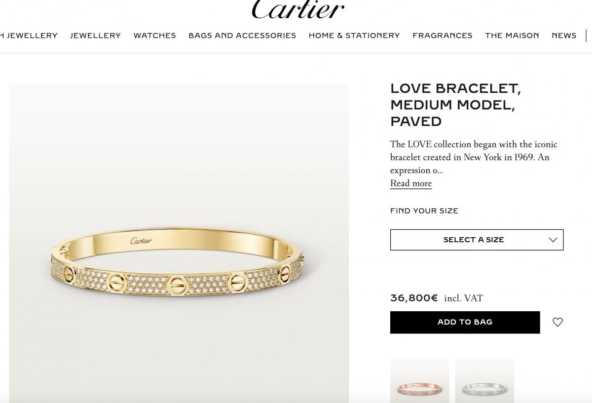 Украшения от Картье 