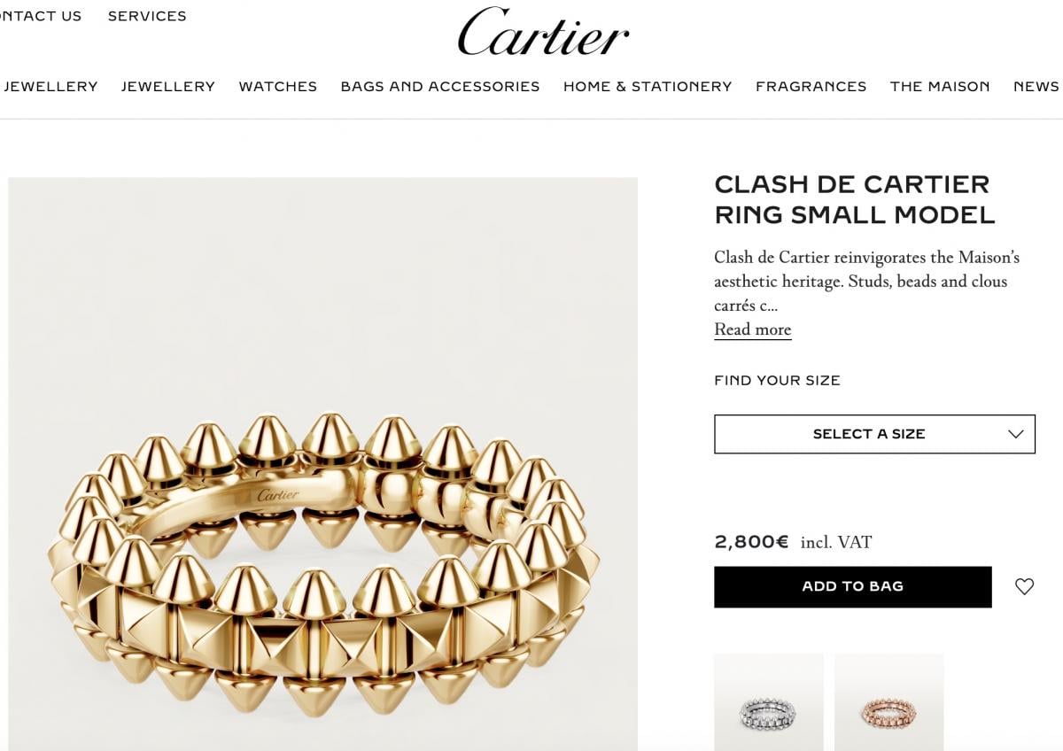 Колечко от Картье 