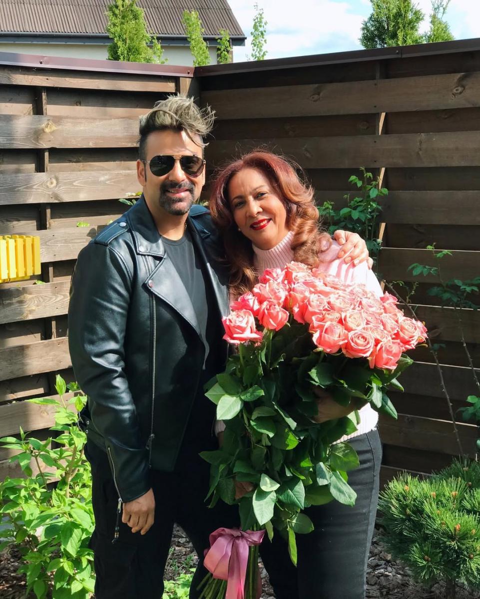 Амадор Лопес із мамою