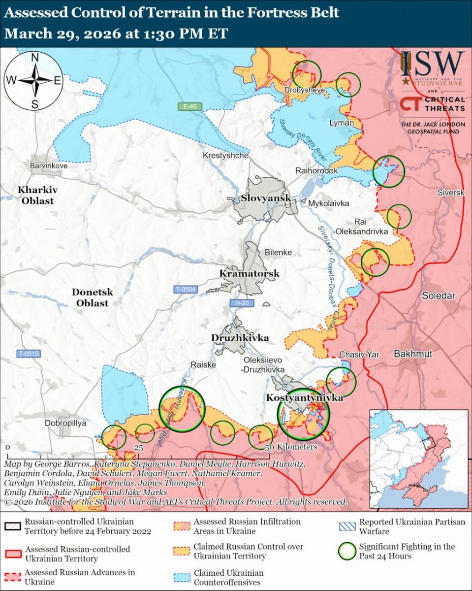 Пояс фортець на Донеччині