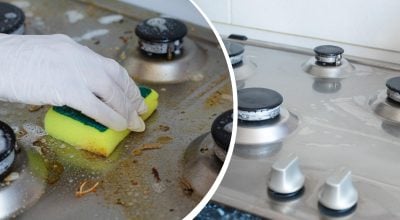 Мытье газовой плиты