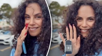 Настя Каменських похвалилася розкішним авто Настя Каменських похвалилася розкішним авто