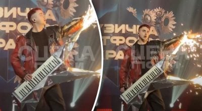 Горю, не згораю: MELOVİN "підсмажив" руку під час концерту