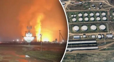 Большие столбы огня в небе: дроны атаковали ключевое звено нефтяной логистики РФ