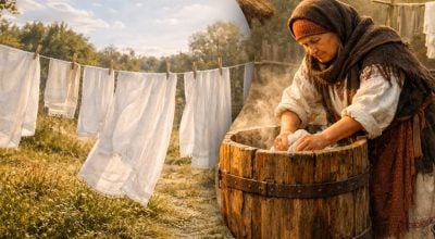 Жлукто вместо стиральной машины - как стирали белье сотни лет назад