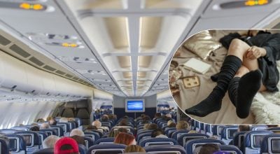 Чому краще не вдягати чорні шкарпетки в літак: стюард здивував відповіддю
