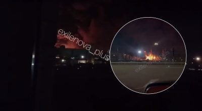 Дроны атаковали НПЗ в России: там масштабный пожар, горят резервуары с топливом