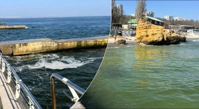 В Одесі море раптово пожовтіло 