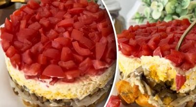 салат красная шапочка