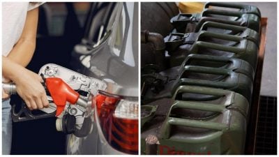 газ, бензин