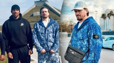 Олександр Усик та Ентоні Джошуа в Україні