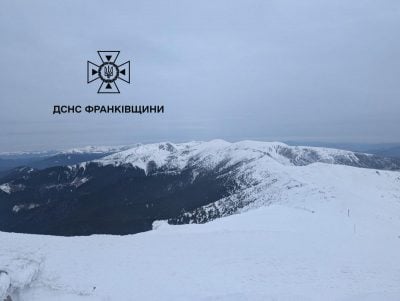 На горі Поп Іван справжня зима 