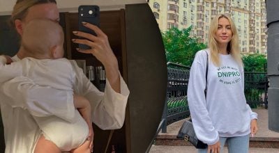 Мамина булочка: Леся Нікітюк показала, як вона зустрічає ранок із сином