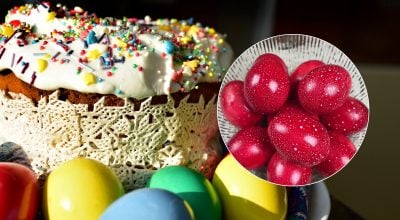 Ефект зоряного неба за хвилини: як ефектно пофарбувати яйця на Великдень Ефект зоряного неба за хвилини: як ефектно пофарбувати яйця на Великдень