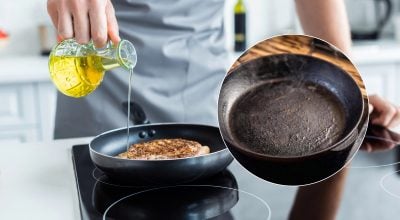 Чому досвідчені кухарі збризкують оцтом пательню перед смаженням: старий трюк