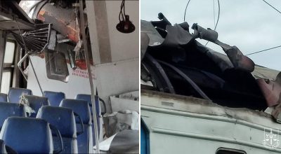 Дрон атакував електричку на Харківщині