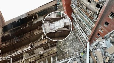 В Днепре дрон попал в многоэтажку: число пострадавших растет - первые деталі