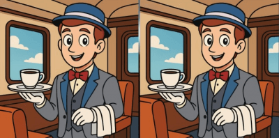 Тест на IQ: нужно найти 3 отличия на картинке дворецкого за 23 секунды