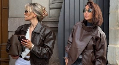 Шкіряна куртка на весну