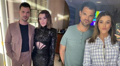 Тейлор Лотнер із дружиною Тейлор Лотнер із дружиною