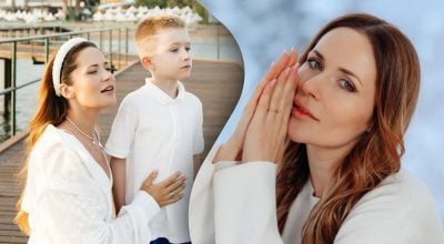 Наталка Денисенко з сином Наталка Денисенко з сином