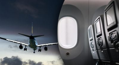 Вид з ілюмінатора під час польоту спантеличив одну з пасажирок