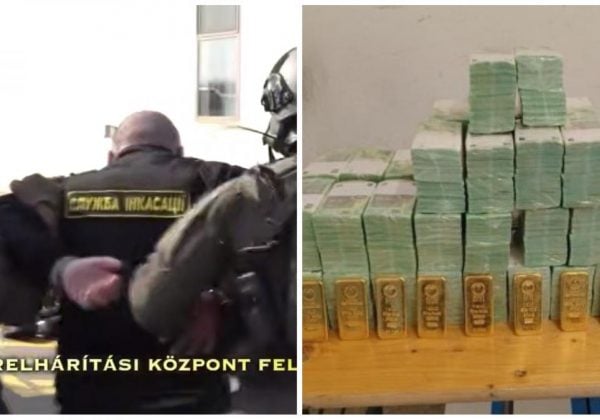 Збройне захоплення авто Ощадбанку: в Угорщині похвалилися викраденими цінностями