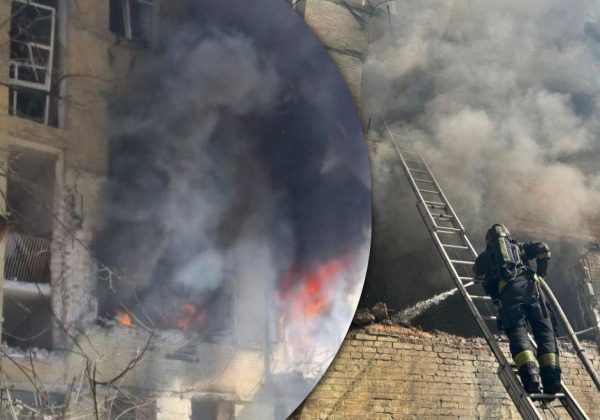 Росіяни атакували Дніпро: горить багатоповерхівка, є постраждалі