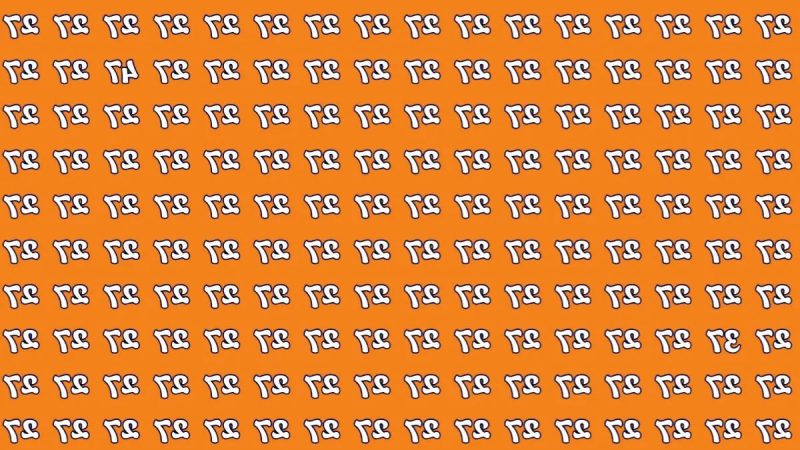 Складний тест на IQ: лише генії знайдуть перевернуті числа 47 та 37 за 13 секунд