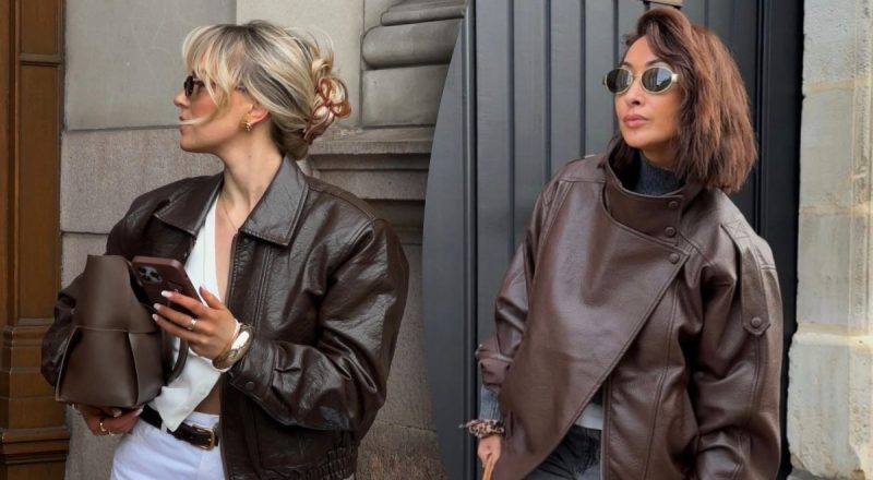 Стильні шкіряні куртки на весну: 5 незвичних моделей для всіх типів фігури