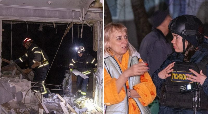 РФ ударила по жилой многоэтажке в Харькове: сколько людей пострадало