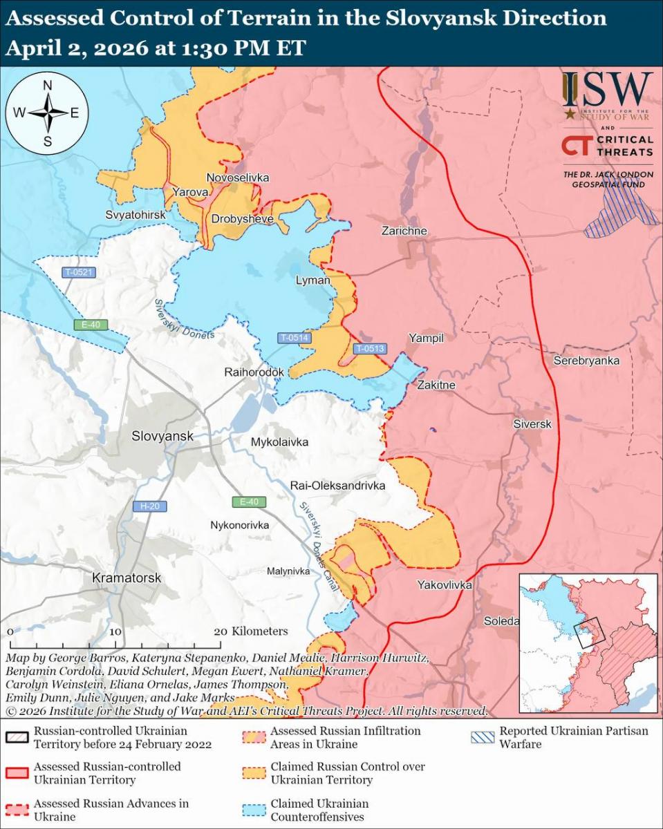 ЗСУ витіснили росіян поблизу двох ключових міст: в ISW показали зміни на фронті