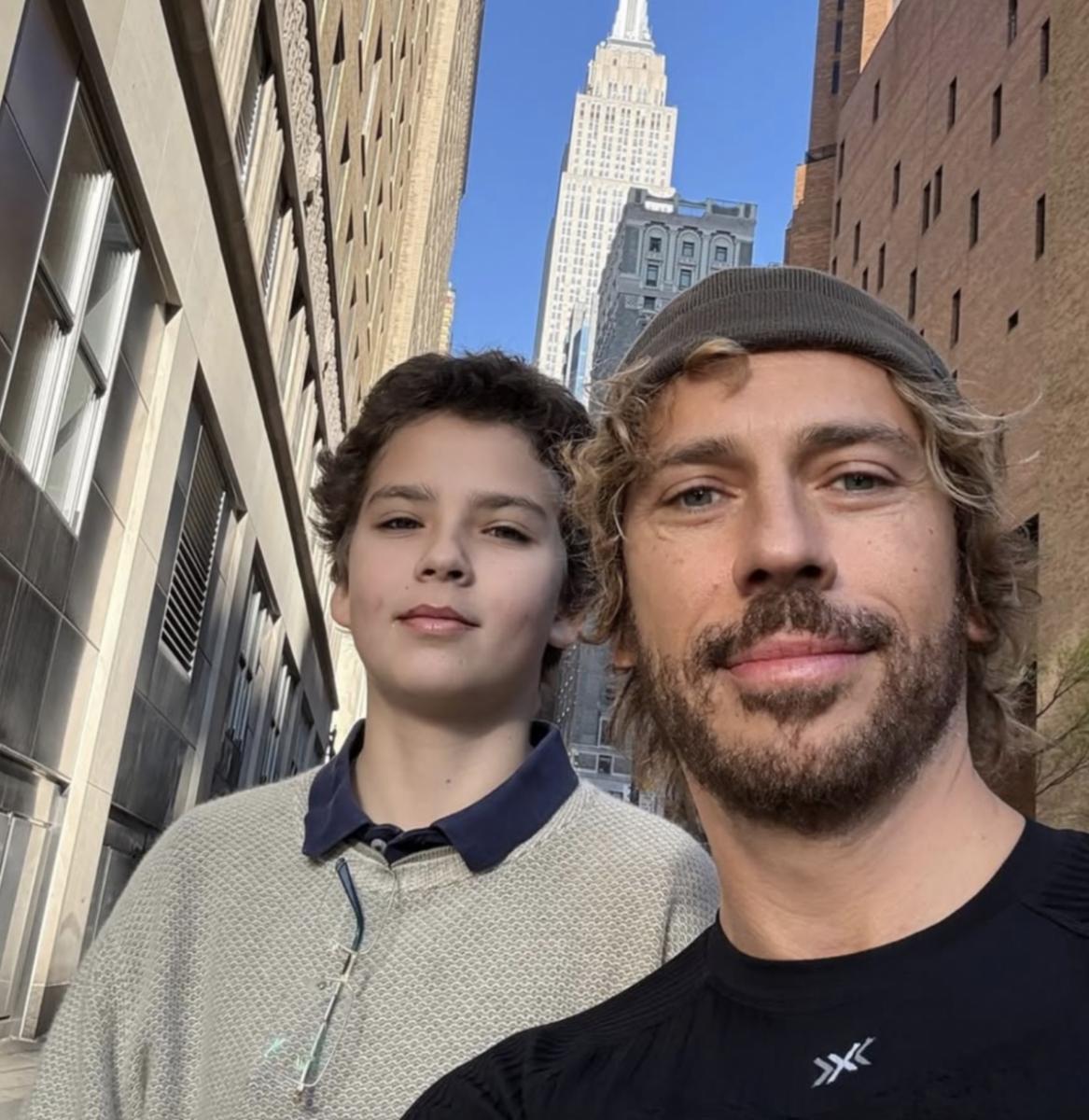 Макс Галкін з'явився з дітьми в Нью-Йорку 