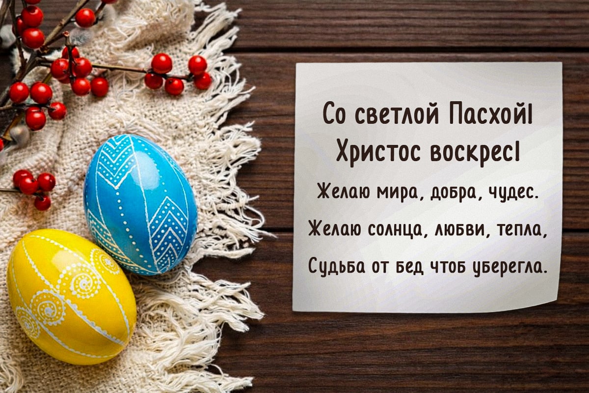 Поздравления с Пасхой красивые