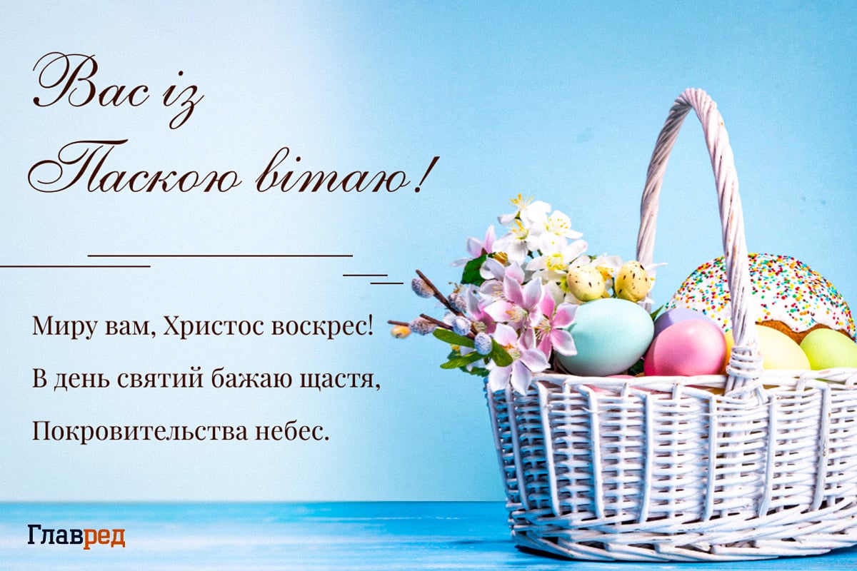 Привітання з Великоднем картинки