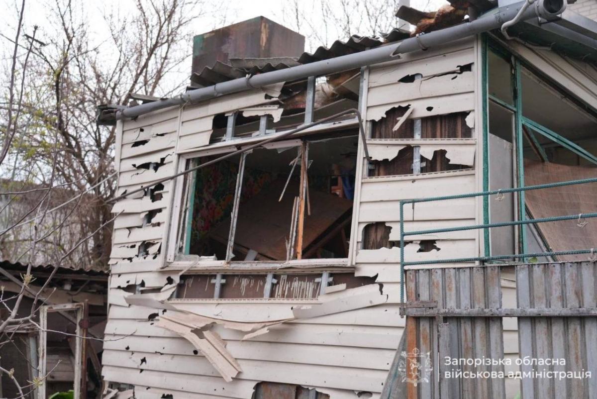 РФ масовано вдарила по Запорізькому району