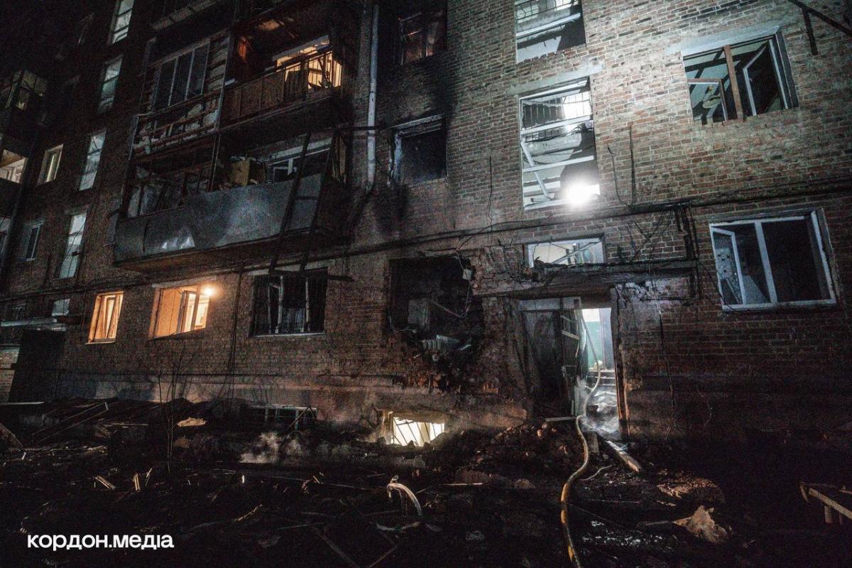 Наслідки атаки на Суми ввечері 10 квітня