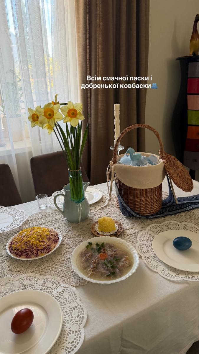 Як Леся Нікітюк відсвяткувала Великдень