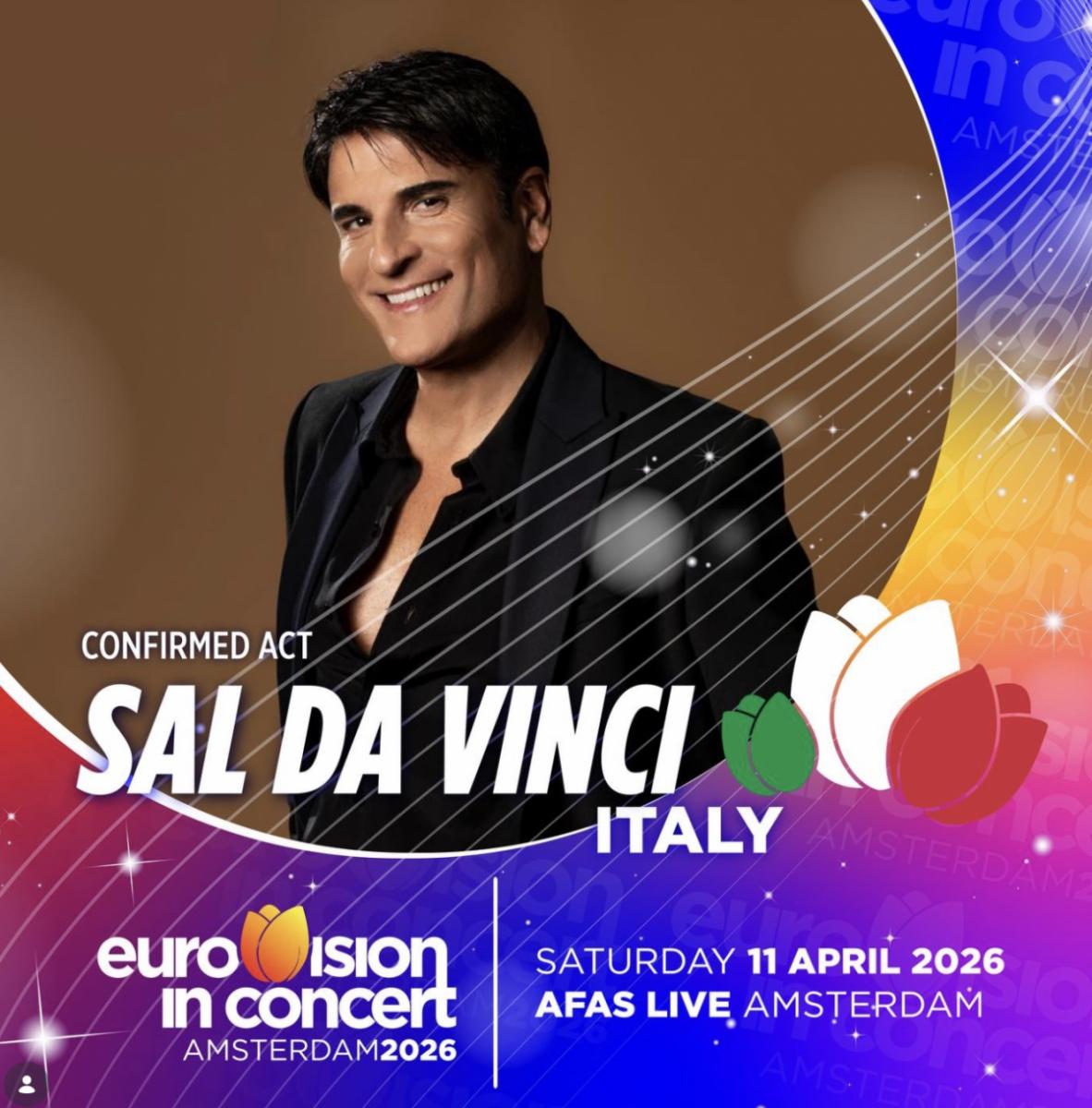 Італію представлятиме Sal da Vinci Італію представлятиме Sal da Vinci