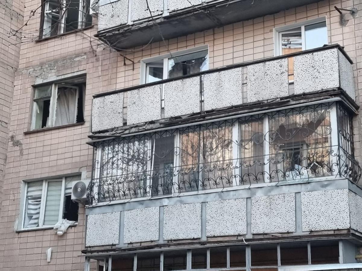 Наслідки удару по Черкасах 14 квітня 2026 року Наслідки удару по Черкасах 14 квітня 2026 року