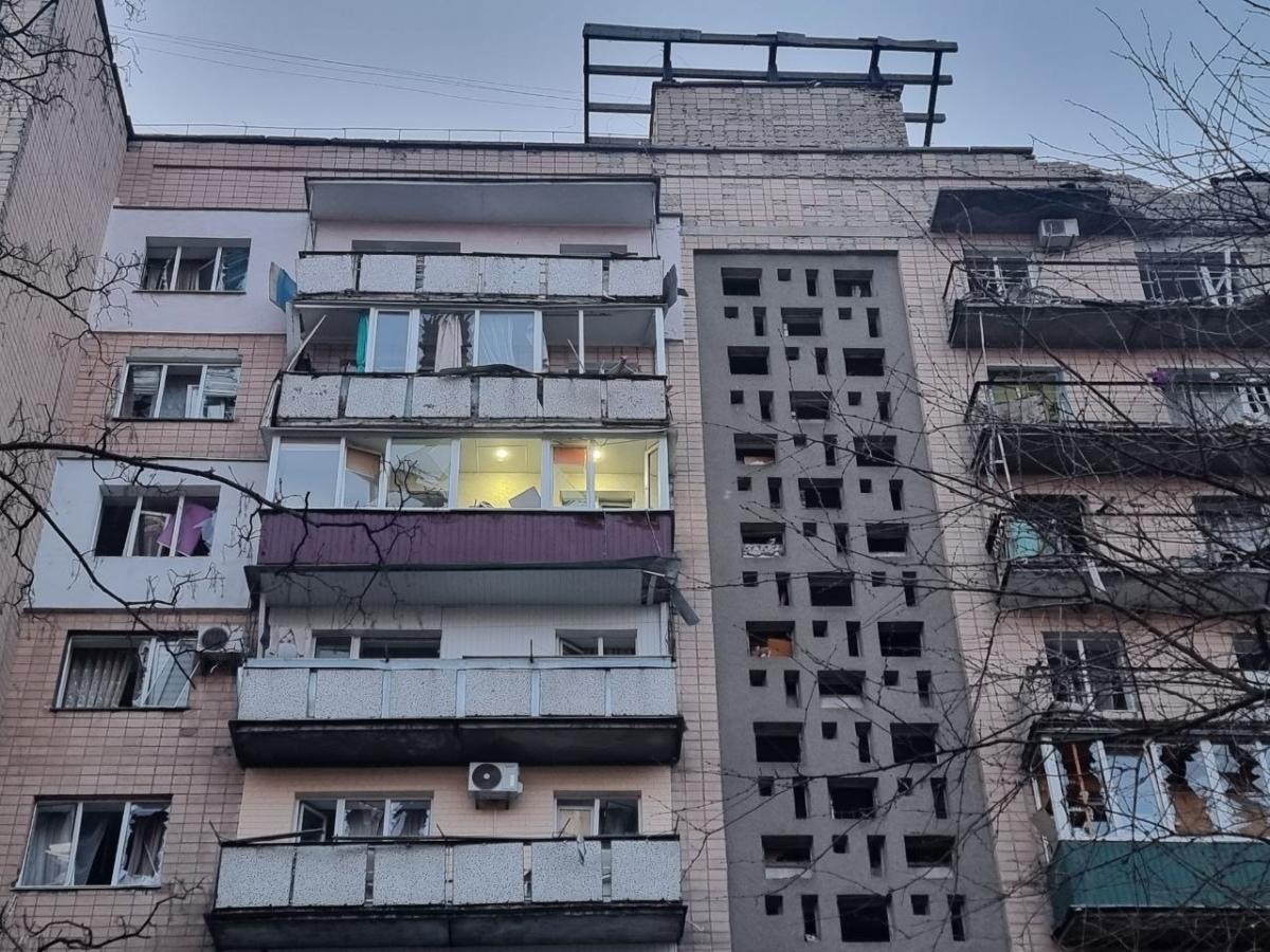 Наслідки удару по Черкасах 14 квітня 2026 року Наслідки удару по Черкасах 14 квітня 2026 року