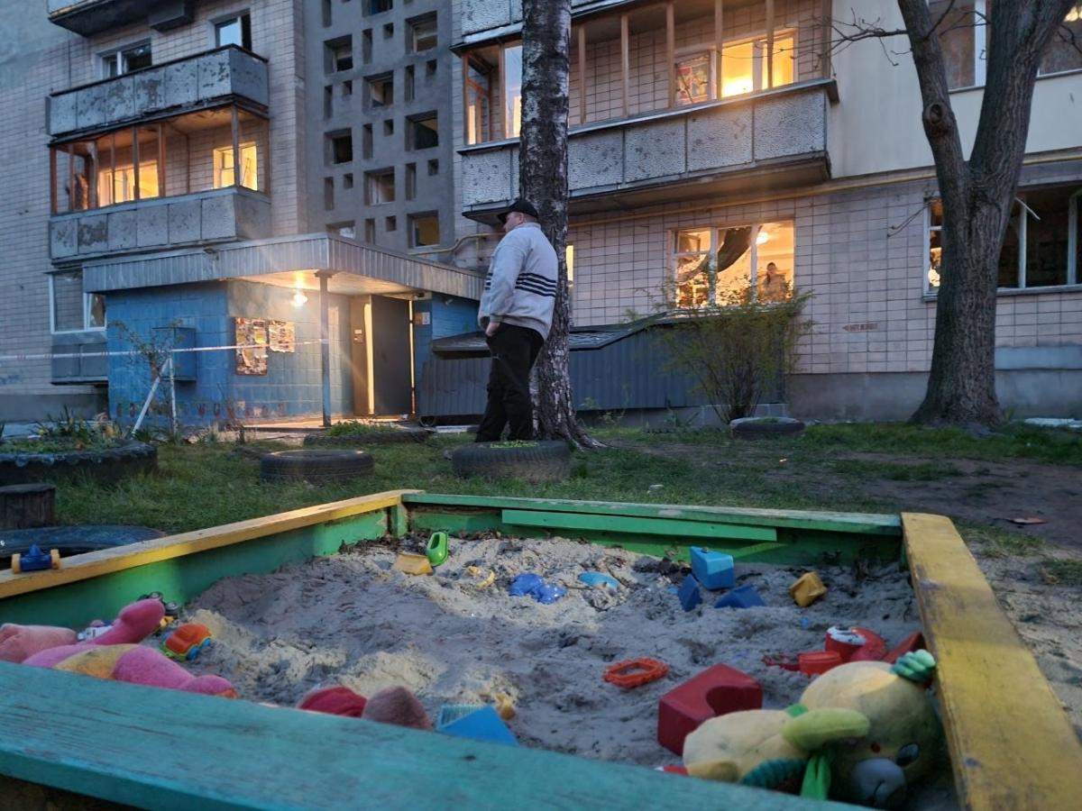 Наслідки удару по Черкасах 14 квітня 2026 року Наслідки удару по Черкасах 14 квітня 2026 року