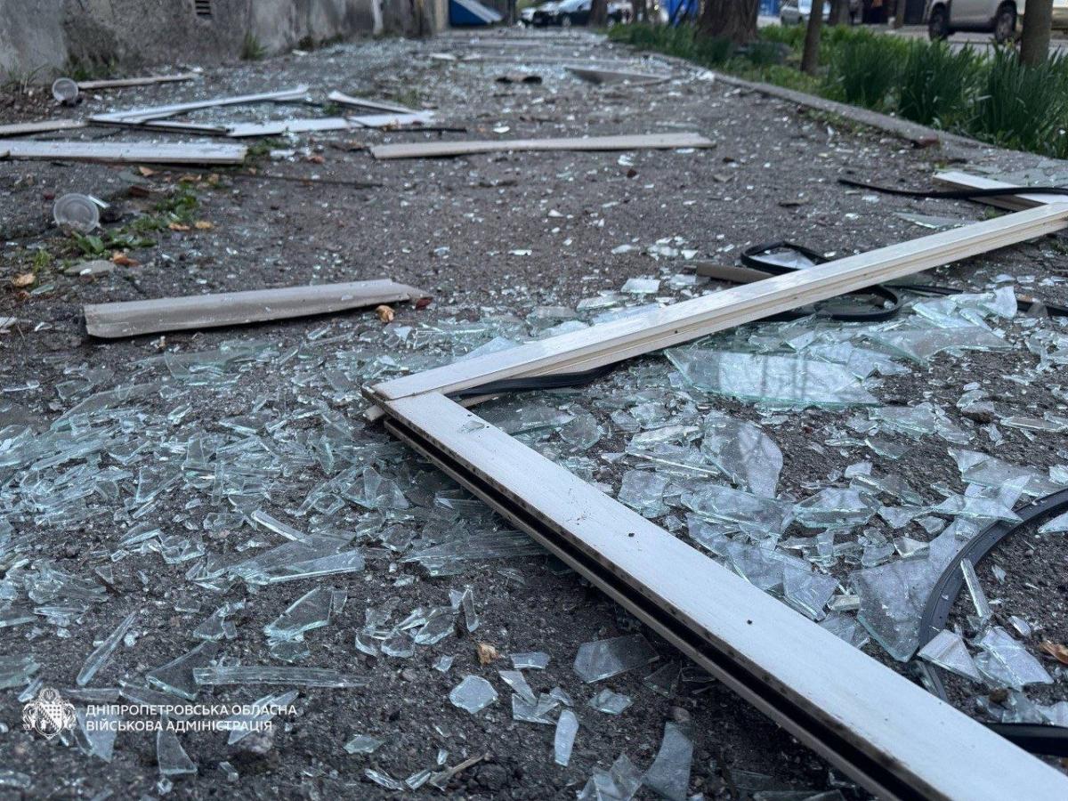 Последствия атаки на Днепр 15 апреля Последствия атаки на Днепр 15 апреля