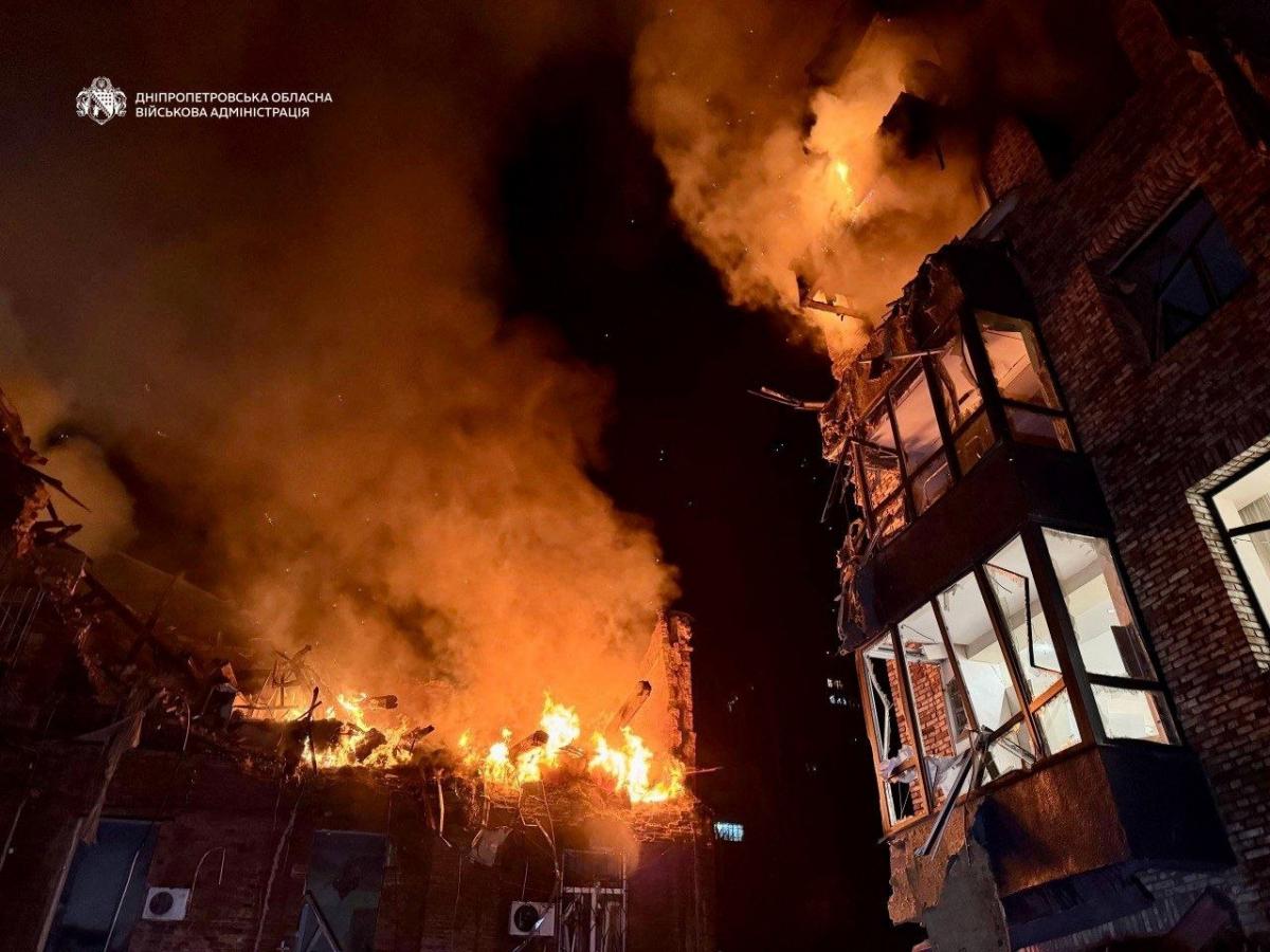 Наслідки атаки на Дніпро 16 квітня 2026