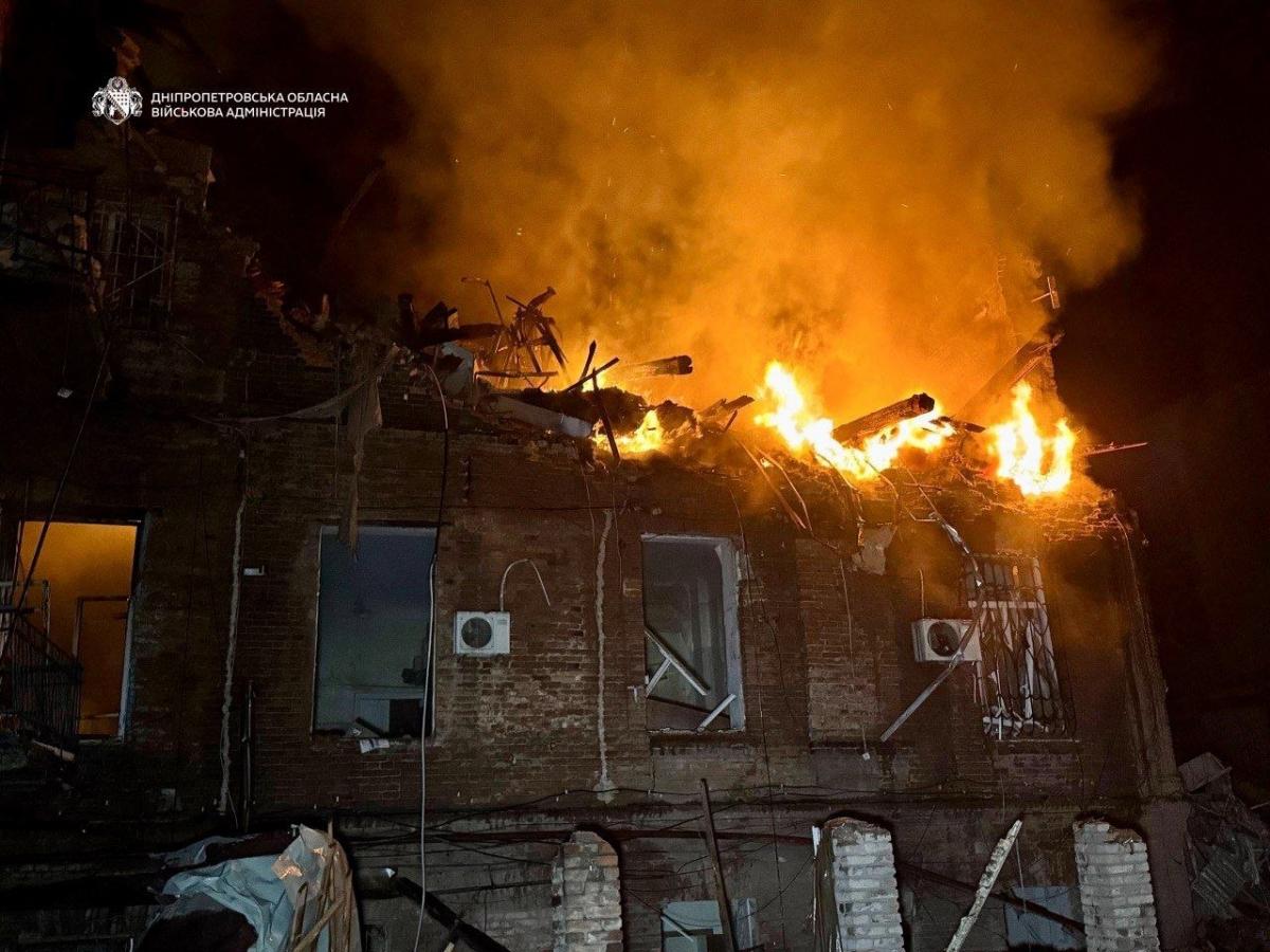 Наслідки атаки на Дніпро 16 квітня 2026