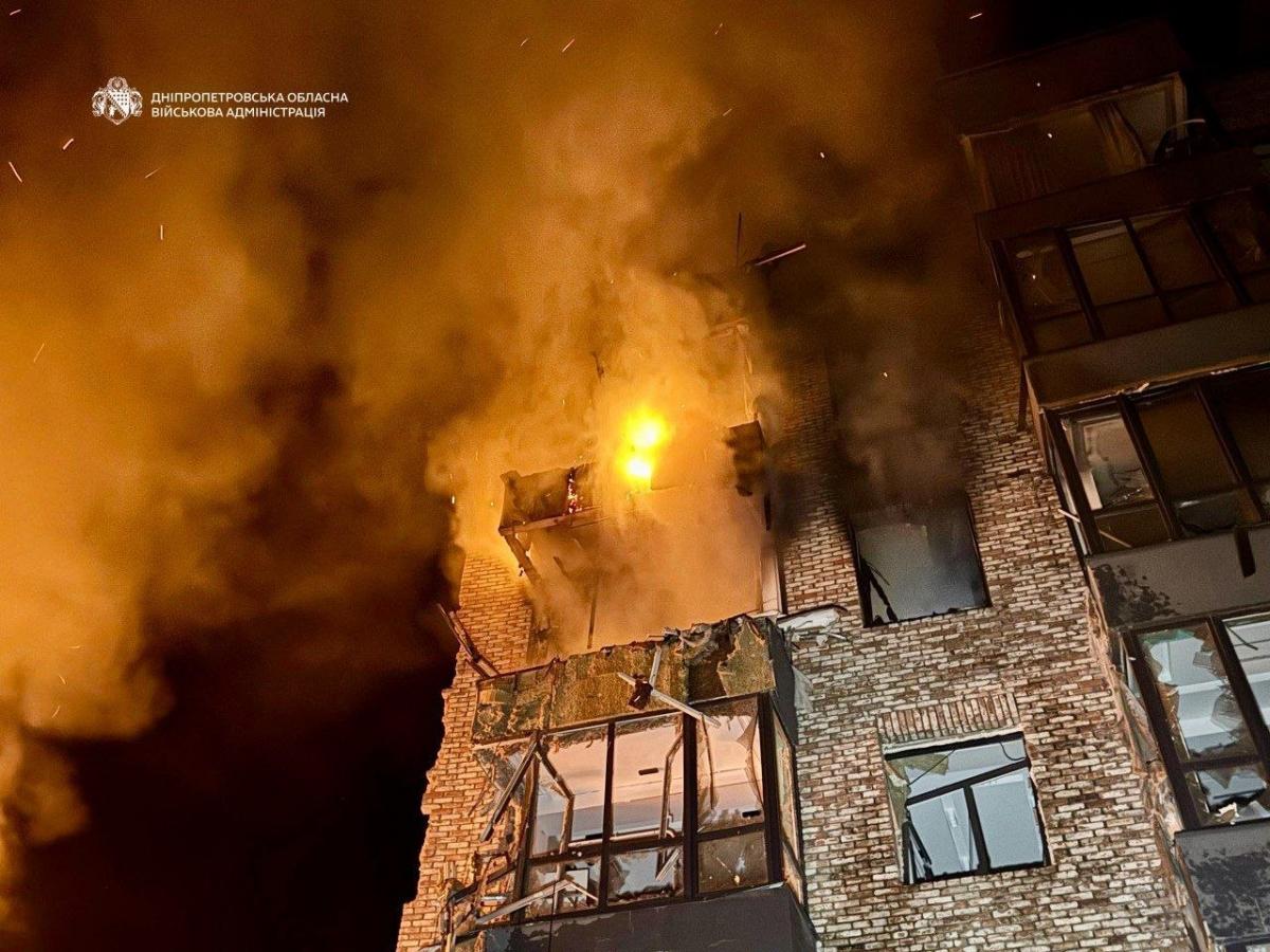 Наслідки атаки на Дніпро 16 квітня 2026