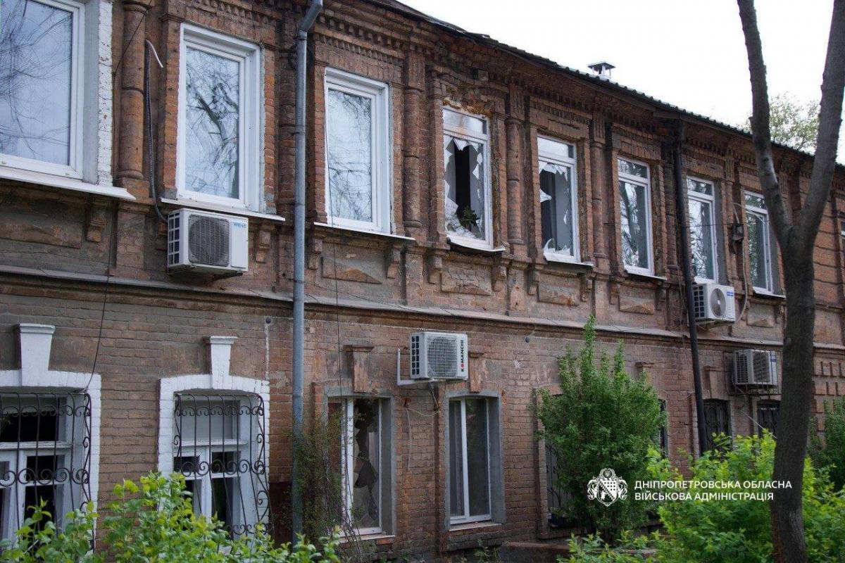 Последствия вражеской атаки на Днепр 22 апреля Последствия вражеской атаки на Днепр 22 апреля