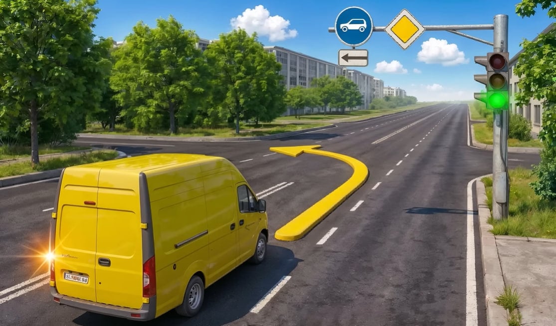 Чи може водій повернути ліворуч: тест з ПДР збиває з пантелику за секунди