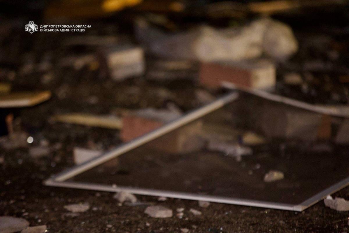 Наслідки атаки на Дніпро в ніч проти 23 квітня 2026