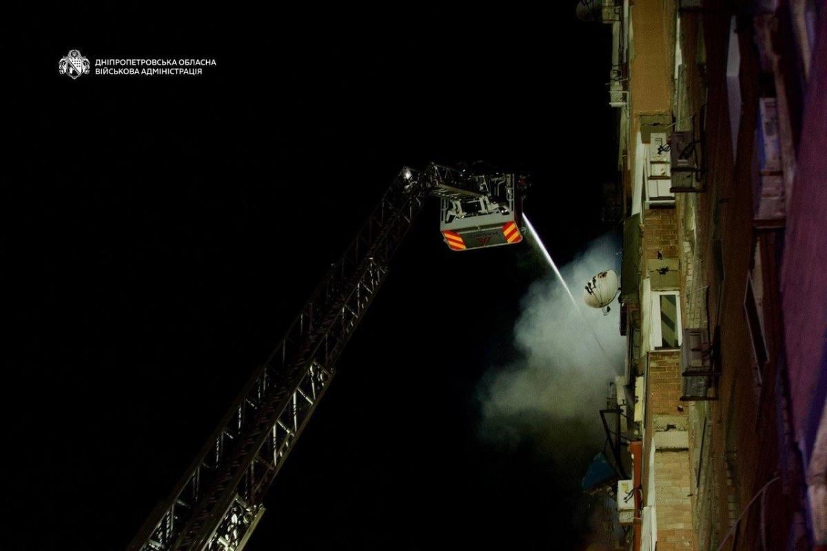 Наслідки атаки на Дніпро в ніч проти 23 квітня 2026